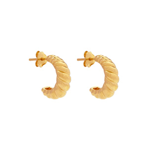 NAJO Cafe Gold Stud Earrings