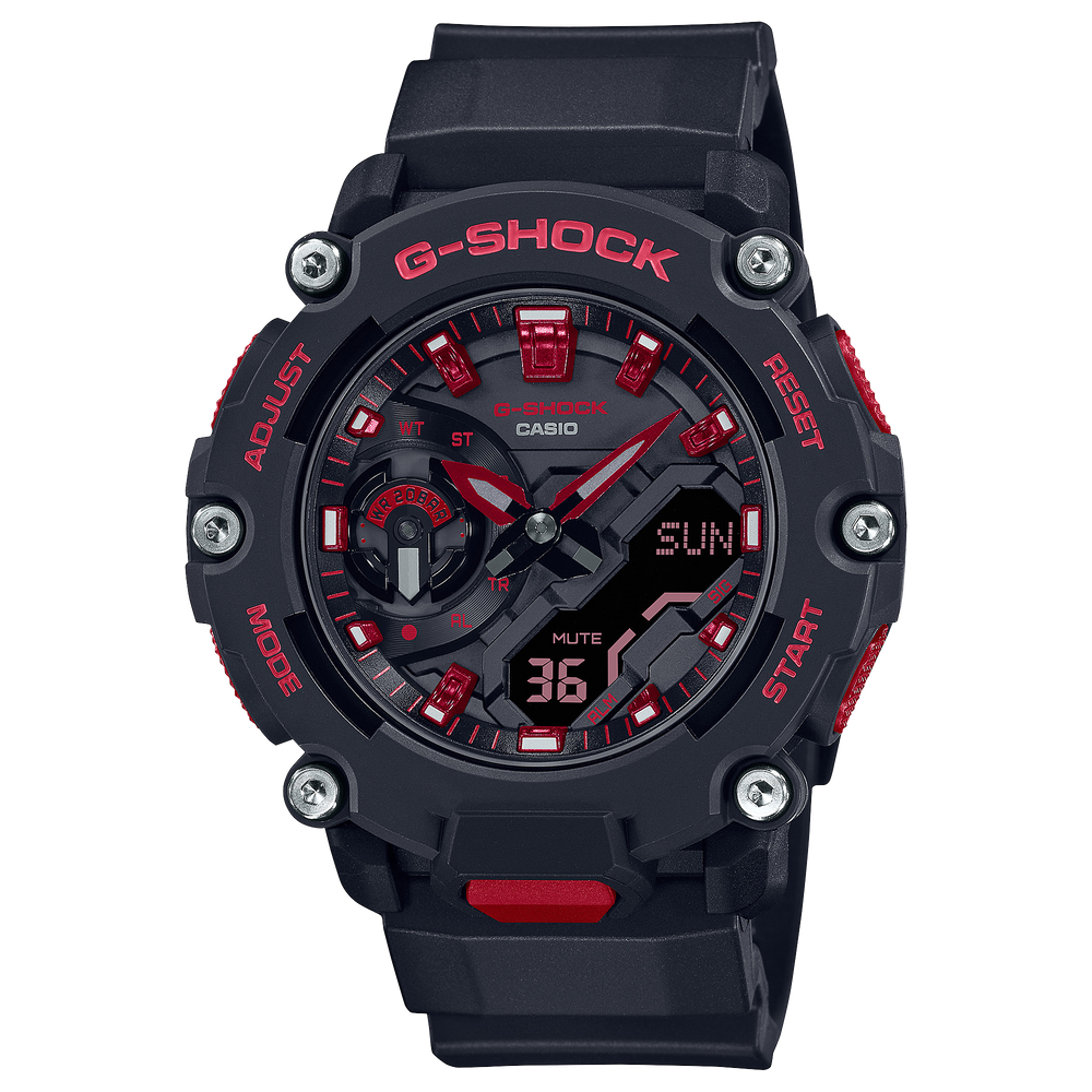 
            
                Load image into Gallery viewer, G Shock Ignite Red Carbon GA2200BNR-1A
            
        