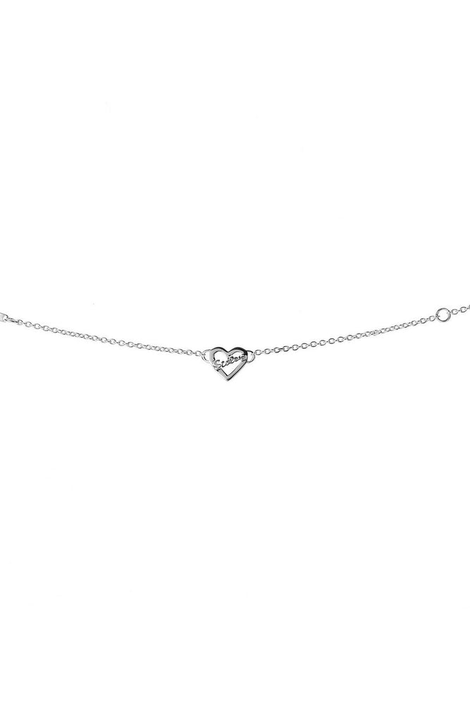 Heart Script Bracelet - Diamonds on Seddon Store