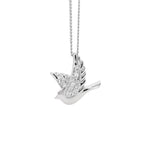 Ellani Silver Dove Pendant - Diamonds on Seddon Store