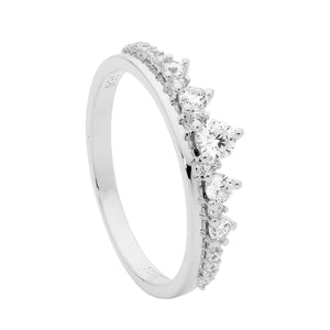 Ellani Silver Ring - Diamonds on Seddon Store