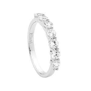 Ellani Sterling Silver CZ Ring