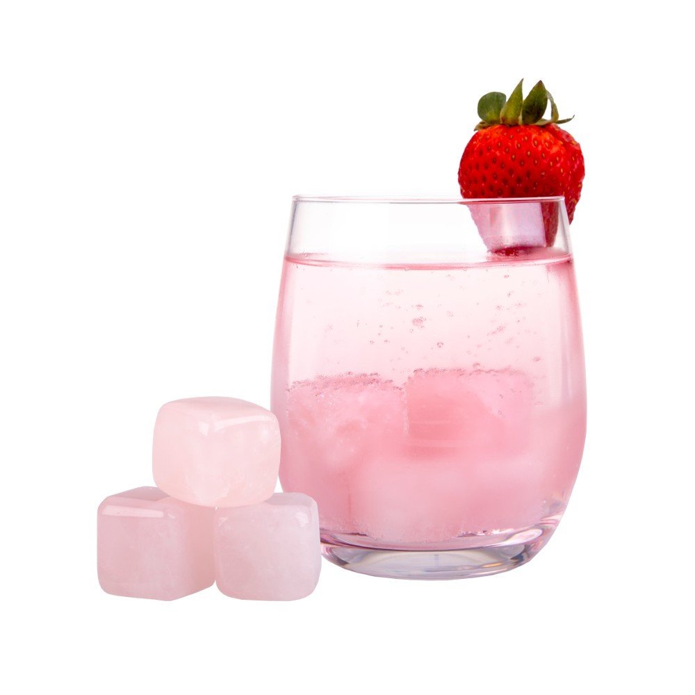Rose Quartz Gin Stones - Set 6