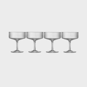 Esme Clear Cocktail Glasses 4pk