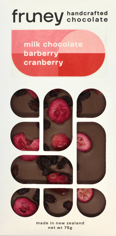 Milk Chocolate Barberry & Cranberry 80GM