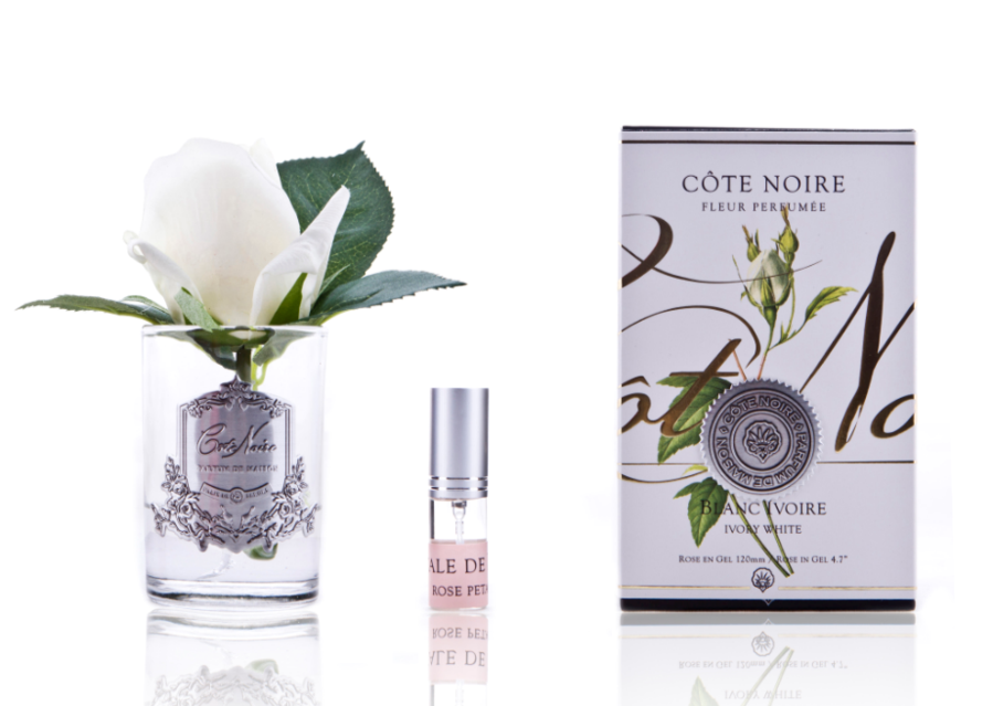 Côte Noire Perfumed Rose Bud - Frost - Ivory White